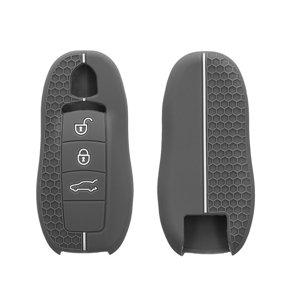 AutoschlüSsel SchutzhüLle FüR Porsche 3-Tasten AutoschlüSsel Nur Keyless --image