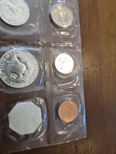 1955 US Mint Silver Proof Set Original Sealed Holder Flat Pack Coin Set - Picture 10 of 11