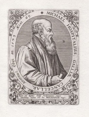 Michel de l'Hospital Hopital French Renaissance statesman Toulouse Portrait