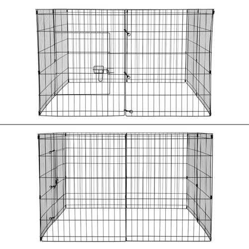 Freilaufgehege Tiergehege Tierlaufstall Gehege Auslauf für Kleintiere 124x76 cm - Bild 2 von 6
