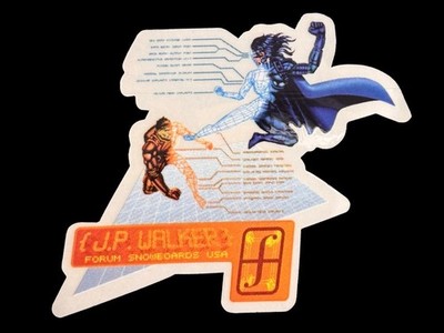 1998-2001 · J.P. Walker x Forum Snowboards Pro Model Sticker · bjorn leines