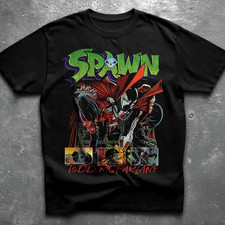 Spawn Shirt Vintage 90s Bootleg Todd McFarlane Comic Retro Horror Tee