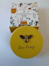 CGB Giftware Beekeeper Bee Happy Pill Box Compact Mirror In Box Unused/New
