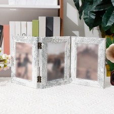 3 Section Folding Photo Frame with Hinged Joints for Desktop Decoration