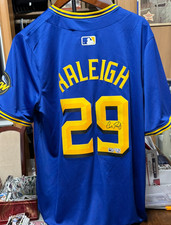 🔥Cal Raleigh Signed Mariners Baseball Jersey MLB Fanatics Authentic UNDER WRAPS