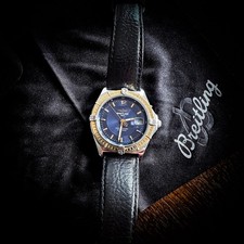 Original Breitling Sirius Perpetuel Uhr Swiss Made 18k Gold Lünette Full Set