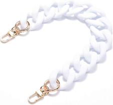 Handbag Chain Straps Acrylic Purse Chain Strap Fashionable Replacement Purse Clu