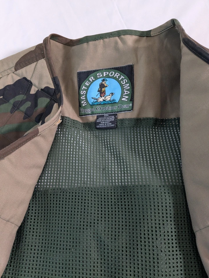 MASTER SPORTSMAN Rugged Outdoor Gear, Field Camo Hunting Vest, Men’s XXL - Image 2 of 4