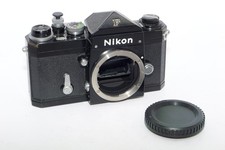 Nikon F BLACK Early Vintage 35mm SLR Film Camera. Eye Level Prism. Soft Touch.