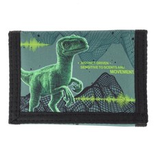 Textiel Trade Boy's Jurassic World Hook Look Closure Tri Fold Wallet