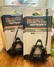 Double Pack! Shock Doctor Sport Pro Strapped Mouth Guards for Youth Athletes