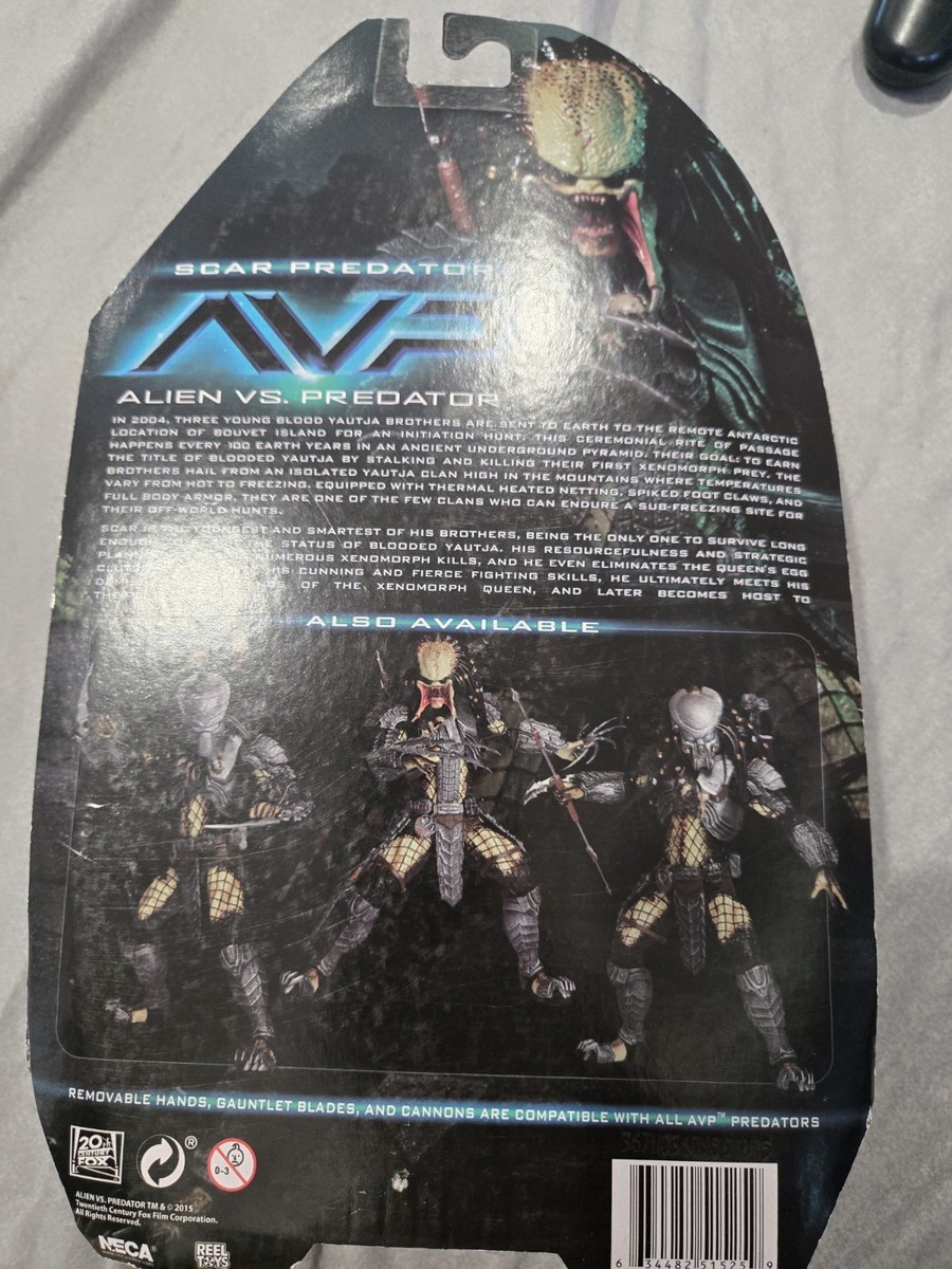 【新品】NECA AVP Scar Predator フィギュア NECA Alien vs. Predator Series 14 Scar Predator 7 Action