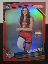Kiki Iriafen 2025 Panini Prizm WNBA #149 Red /299 Rookie