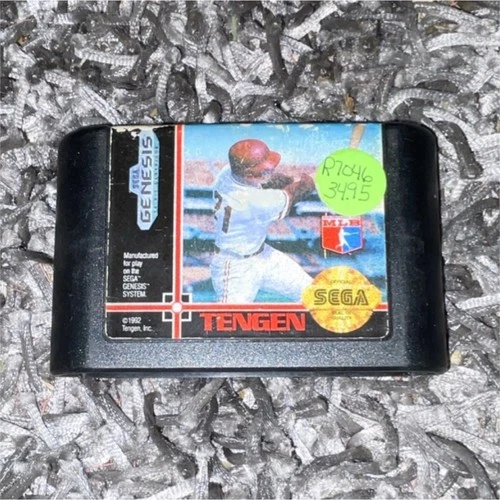 Tengen R.B.I. Baseball 4 Sega Genesis Sports Baseball Game Cartridge 1992