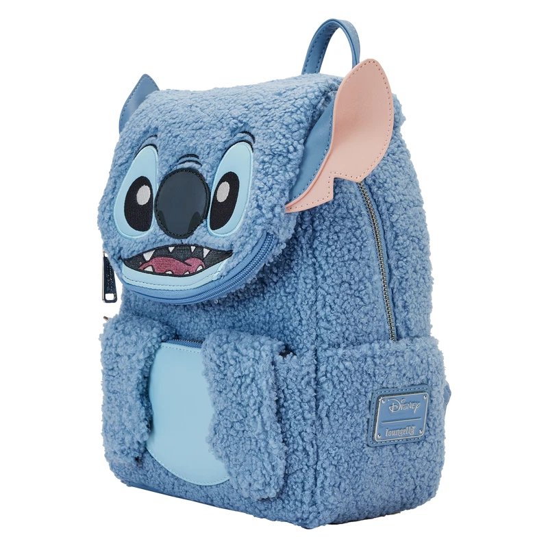 Stitch Plush Sherpa Cosplay Mini Backpack SEALED - Image 2 of 4