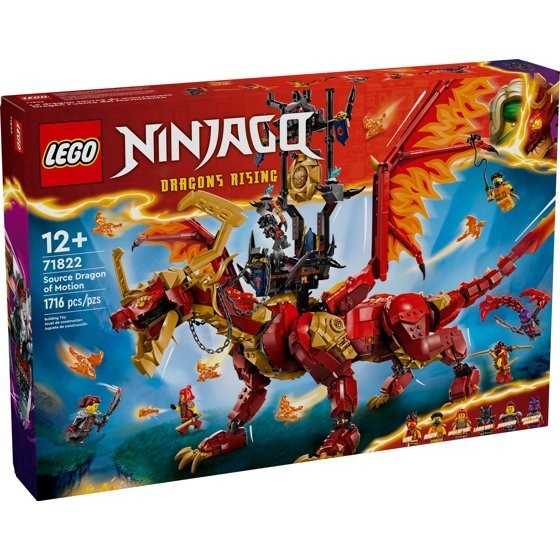 Ｙ.A:Raison D'Etre ５点セット LEGO Ninjago Source Dragon of Motion 71822 Toy Building Kit 1716