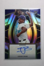 2024 Panini Select - Prizm Abner Uribe Auto #49 Silver (RC)