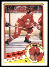 1984-85 O-Pee-Chee Paul Reinhart Calgary Flames #235