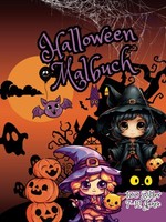 Malbuch Halloween FüR Kinder, 100 Ausmalbilder, Kreativbuch, Zeichnen