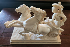 Roman Chariot Horse A Santini Sculptor Classic Figure Sculpture From Italy