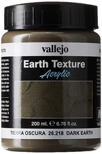 Vallejo Dark Earth Gel, 200Ml, Dark Earth, 6.76 Fl Oz (Pack Of 1)