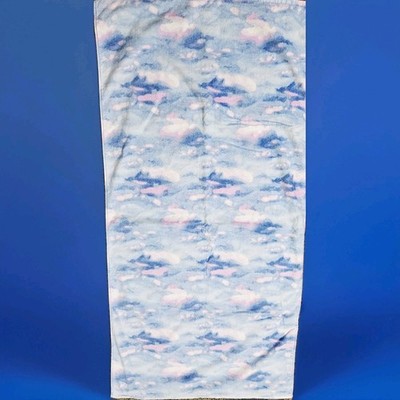 Old NAVY Kids NWOT Beach Towel Pastel Sky Clouds Unicorn  Pattern 