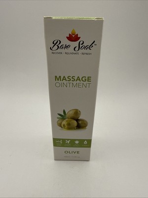 Bare Soak Lotion Massage Ointment 3.4 fl oz 100 mL, Olive New In Box