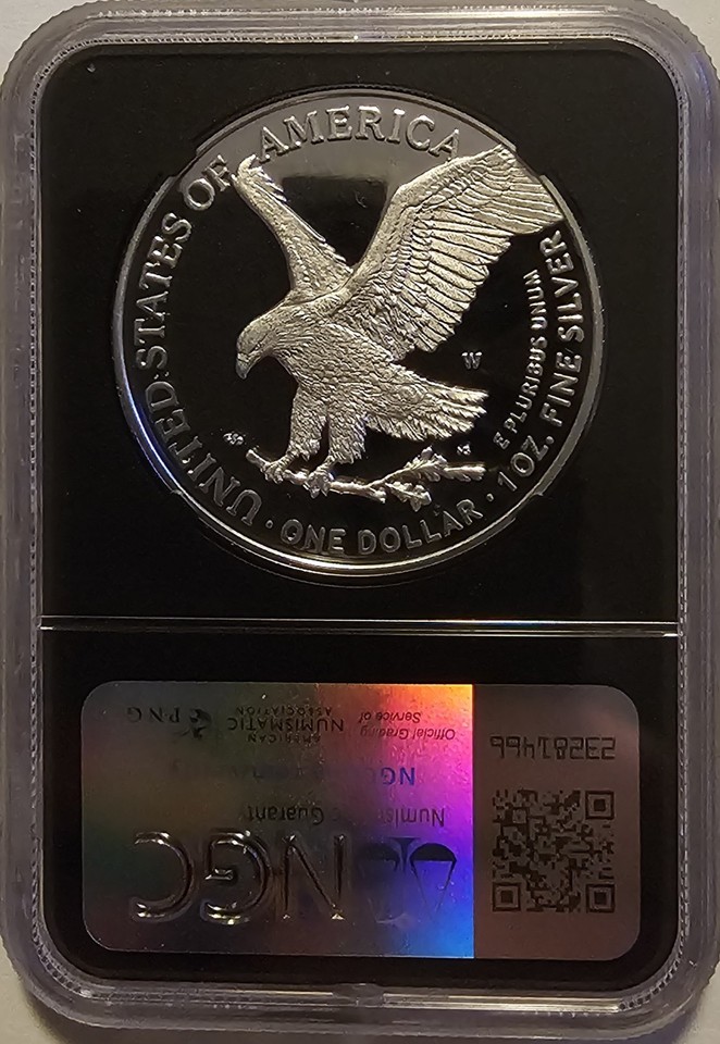 2024-S Proof $1 American Silver Eagle NGC PF70UC FDI First Label Retro Core - Pinehurst Coins