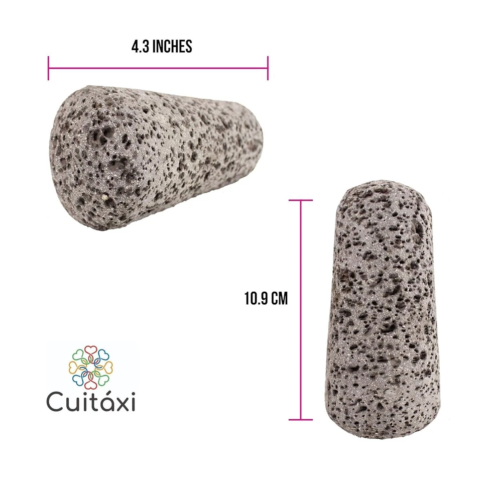 Cabezal único de repuesto Temolote/Mazo - El cuenco mexicano Molcajete original Foto 3 de 4