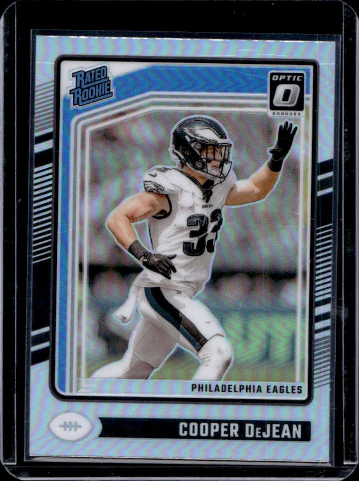 2024 Donruss Optic Cooper DeJean Holo Rated #221 Eagles