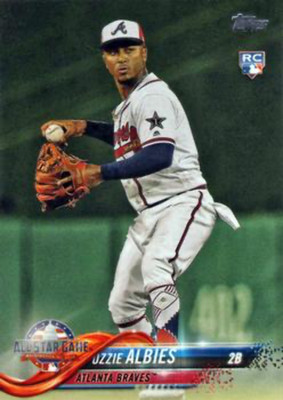 2018 Topps Update Ozzie Albies RC #US163 Atlanta Braves