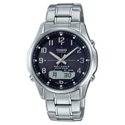CASIO LINEAGE LCW-M100DE-1A3JF Tough Solar Multi Band 6 Atomic Men s Steel Watch