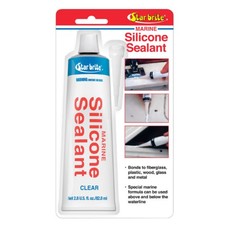 Star Brite 82102P Clear Marine Silicone Sealant 2.8 oz. Pack of 4 