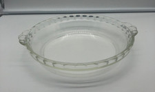 Pyrex 8.5 glass pie plate VTG #228 scalloped ...