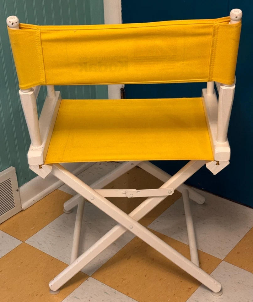 Telescópio de Filme Kodak Vintage Anos 80 Marca Diretor Cadeira Produtos da Kodak Raro - Imagem 2 de 4