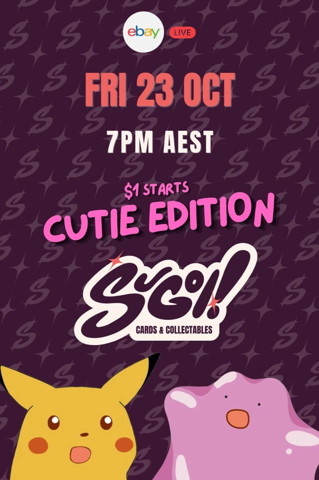 CUTIES CARDS ONLY | $1 Start Pokemon Singles