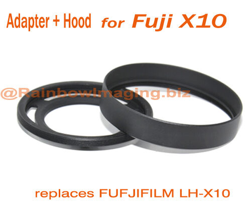 Metal 49mm New Orleans Mall Filter Adapter Ring +Lens Hood New color X10 a Fujifilm X20 X30