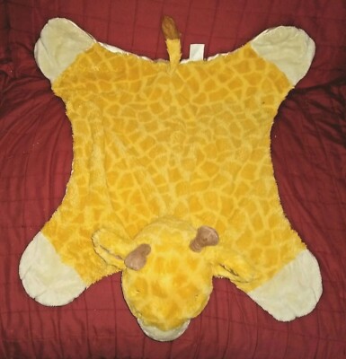 Baby Gund Comfy Cozy Huggybuddy TUCKER the Giraffe Yellow Gold Blanket 320181