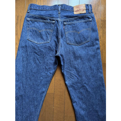 90s] Levi's 501xx Made in USA Dark blue Red lettering Rigid