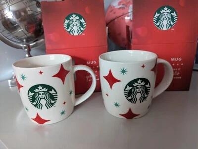 Starbucks 2023 Mug 'Make It Yours At Home' x 2- festive, rare, gift, present