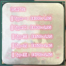 Intel Core2 DUO E4300 E4400 E4500 E4600 E4700 LGA 775 Desktop CPU