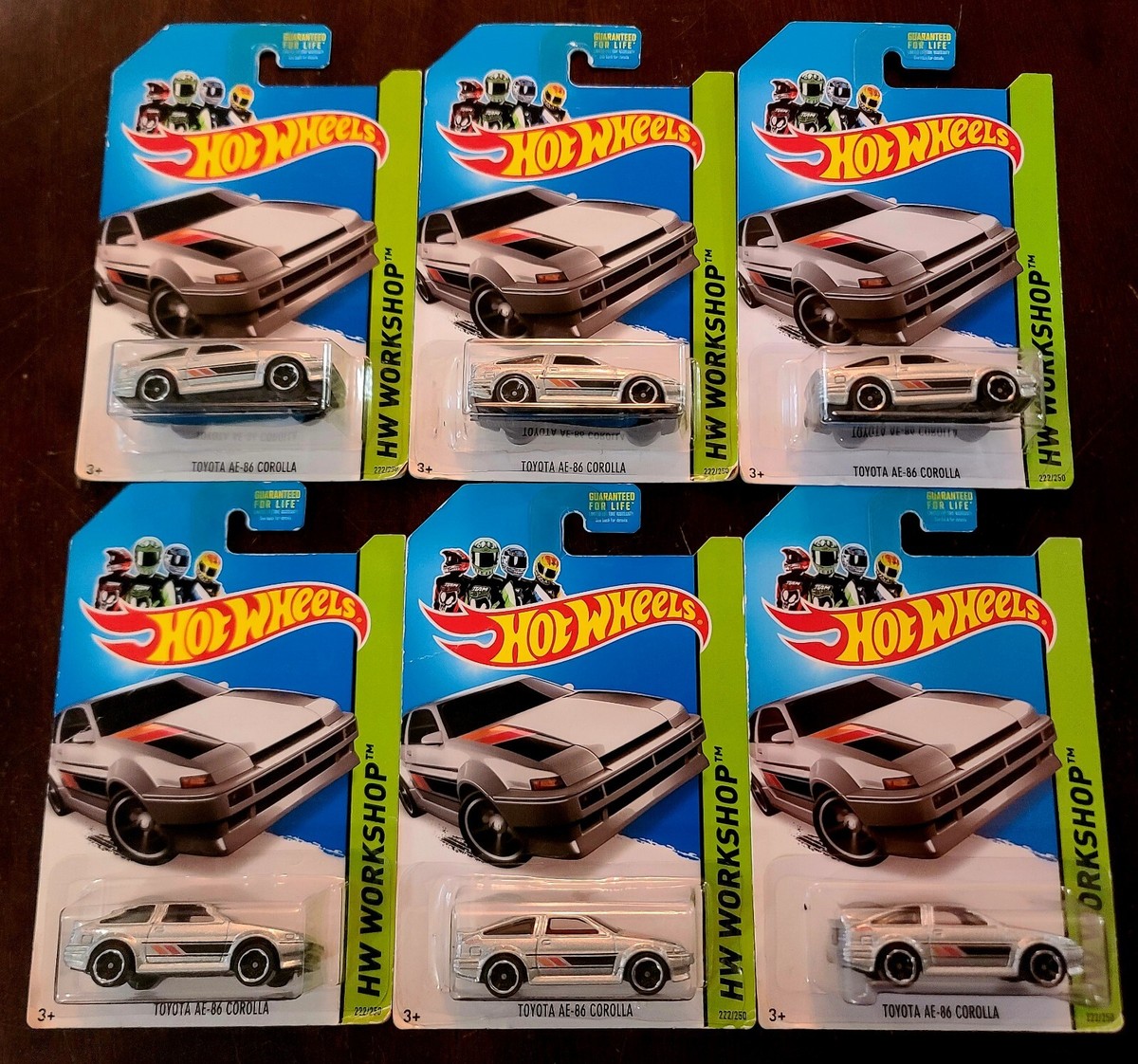 Hot Wheels 2014 Toyota AE-86 Corolla Silver HW Then And Now (Lot