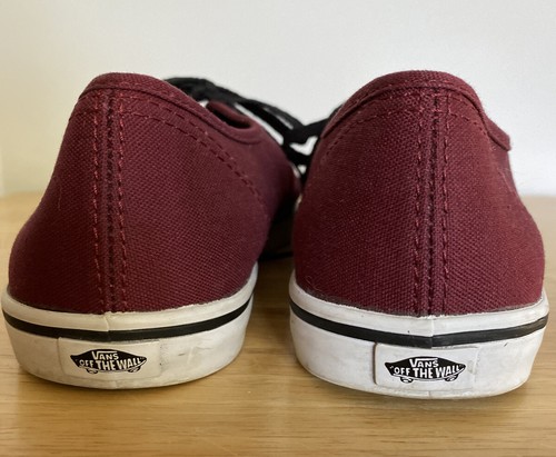 Scarpe sneakers skateboard Vans Off The Wall bordeaux taglia uomo 6 donna 7,5 US - Foto 5 di 9