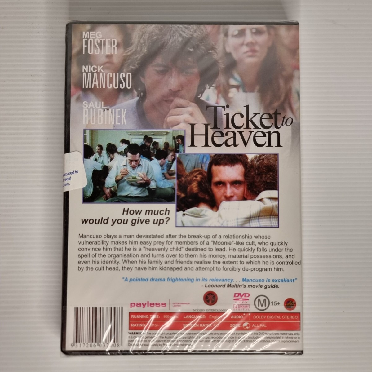 天国への切符 Ticket to Heaven  DVD Ticket to Heaven - DVD R4 Meg Foster Nick Mancuso Like Post