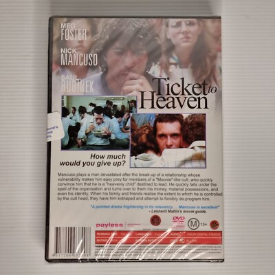 LIVE「VIRGIN」 [DVD] 2zzhgl6 Ticket to Heaven - DVD R4 Meg Foster Nick Mancuso Like Post