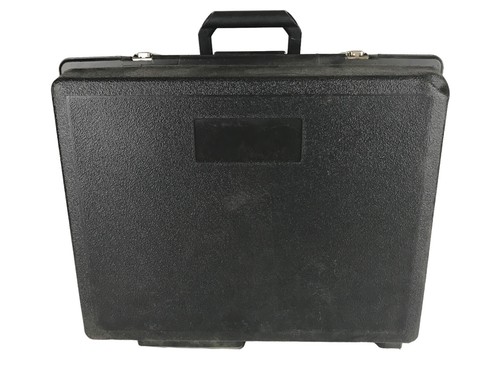 Storage Case Unisex Adults Black Molded Plastic Hard Compartments Top Handle - Picture 7 of 13