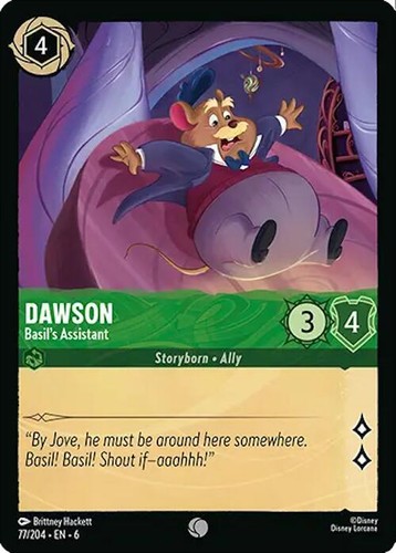 Dawson - Basil's Assistant 77/204 Azurite Sea Cold Foil - Imagen 1 de 4
