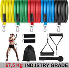 Widerstandsbänder Fitnessbänder 11tlg Gymnastikband Resistance Expander Set Yoga