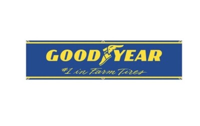 Goodyear Tires Racing Flag Banner 2x8ft or 60x240cm