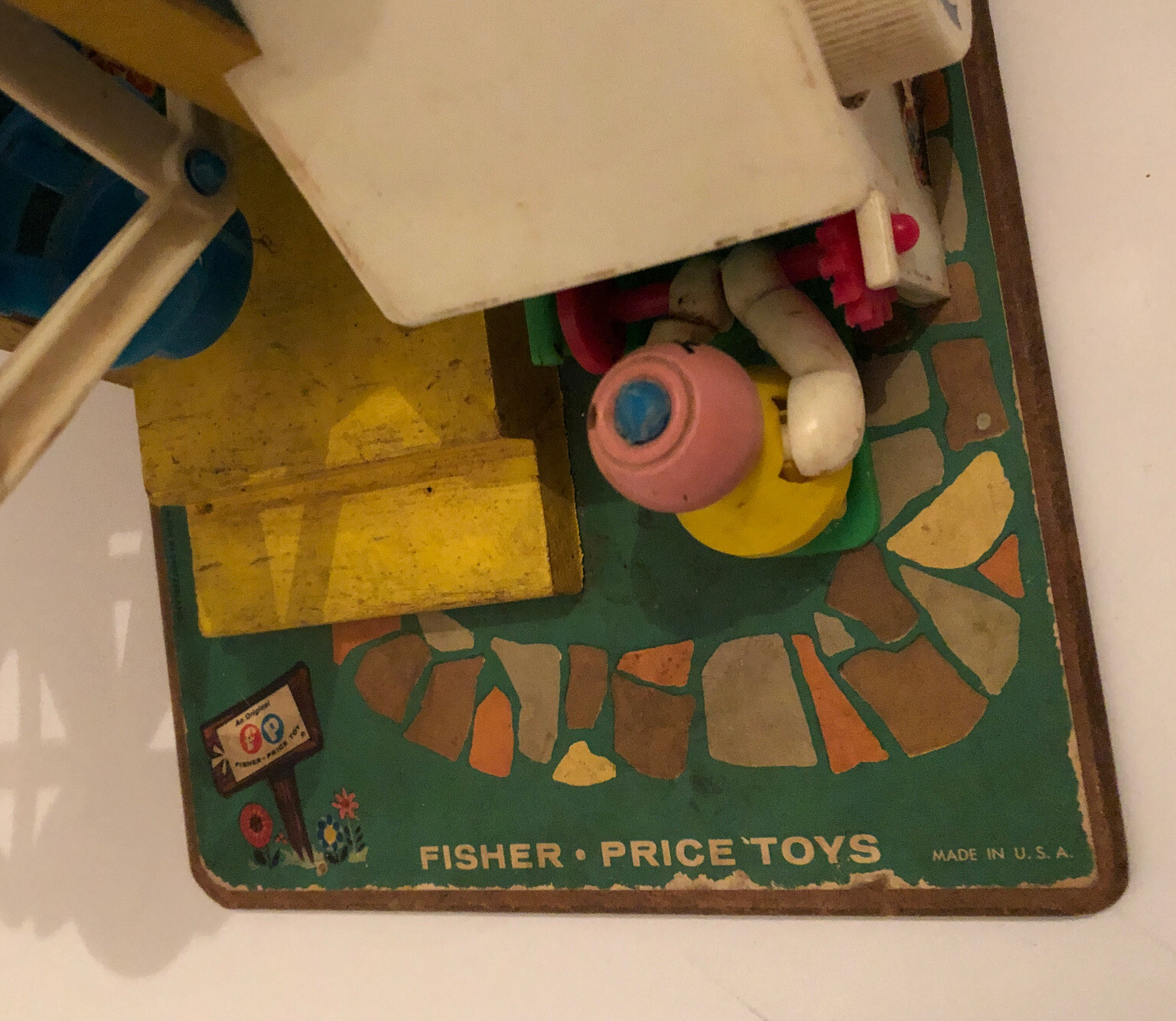 Vintage 1966 Fisher Price Music Box Ferris Wheel 969 Works Great
